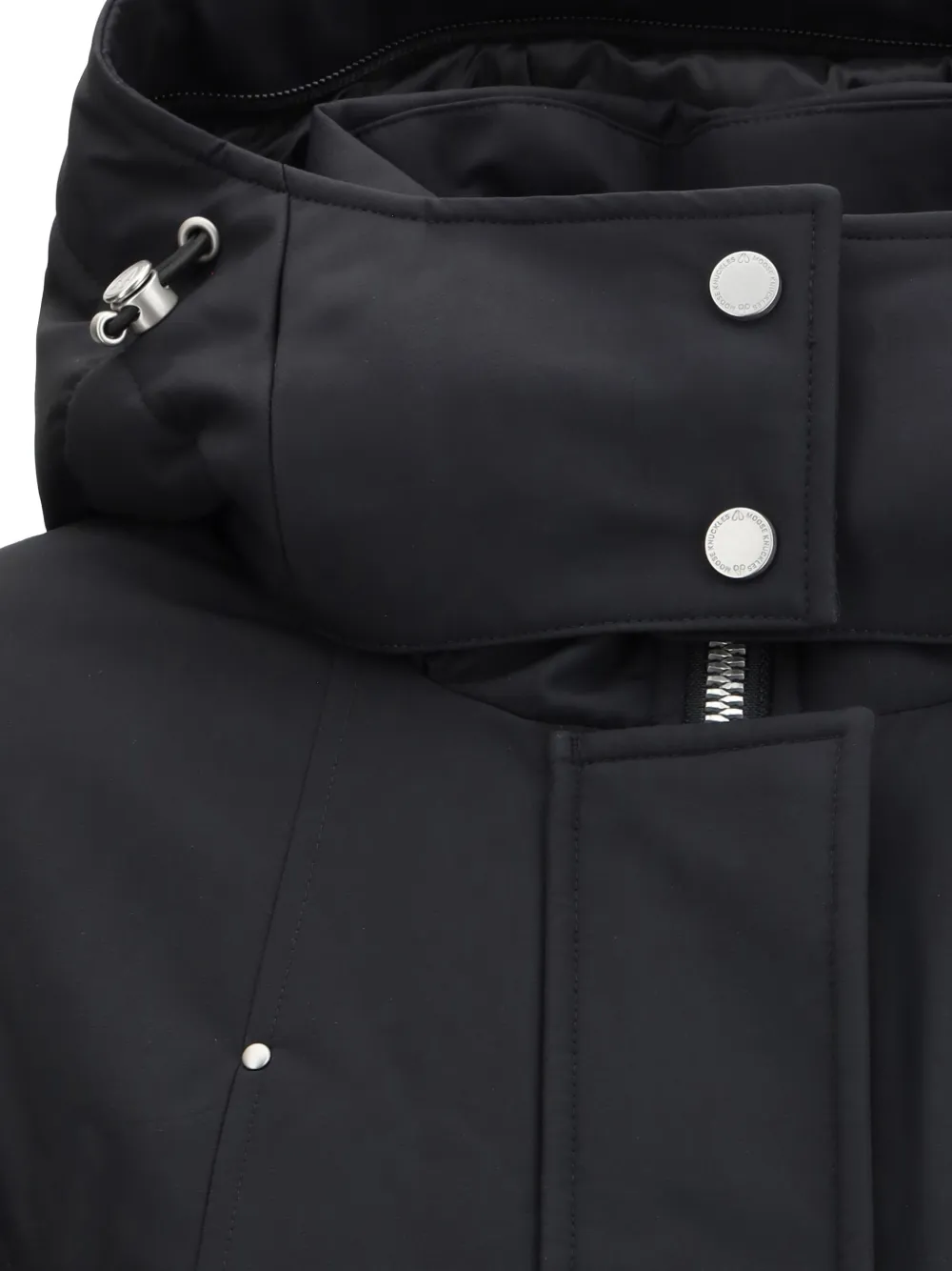 Moose Knuckles Hooded Cloud Parka In Black