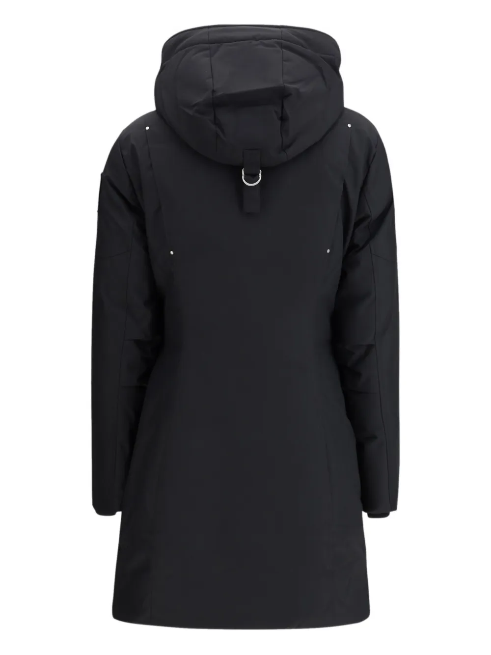 Moose Knuckles Hooded Cloud Parka In Black