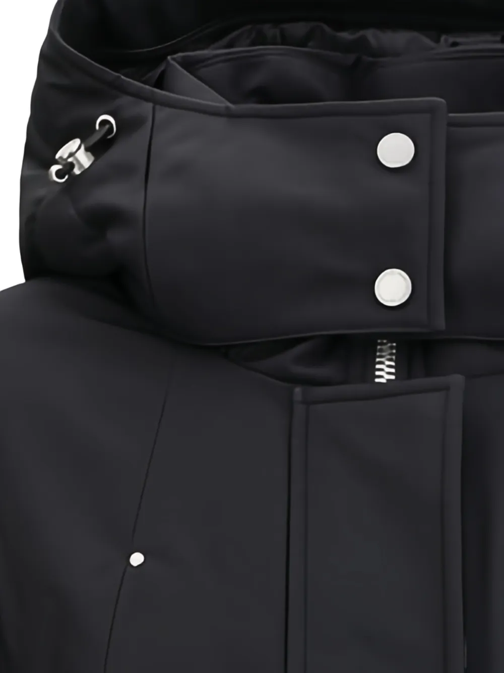 Moose Knuckles Hooded Cloud Parka In Black