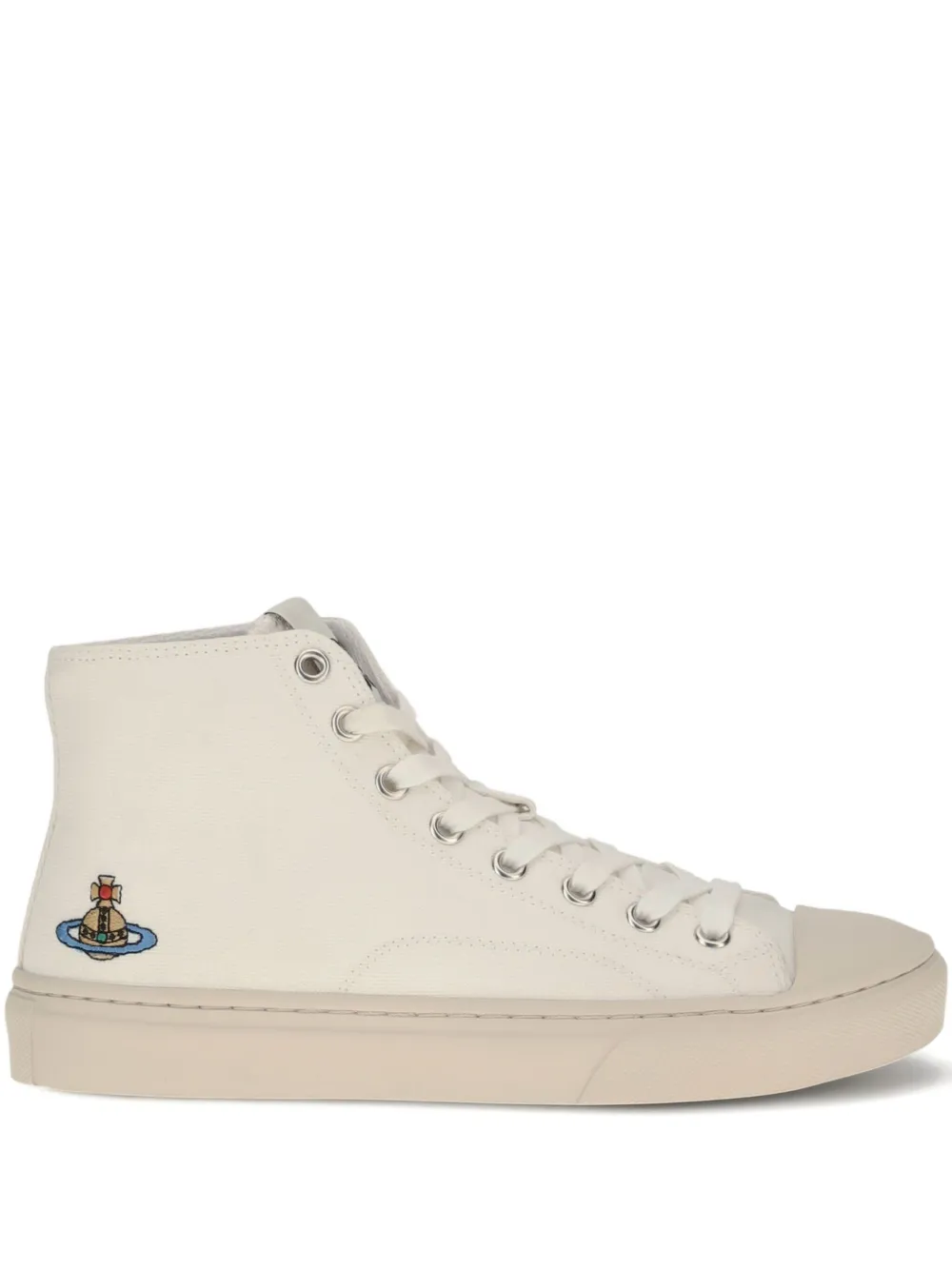 Vivienne Westwood Plimsoll high-top sneakers Beige