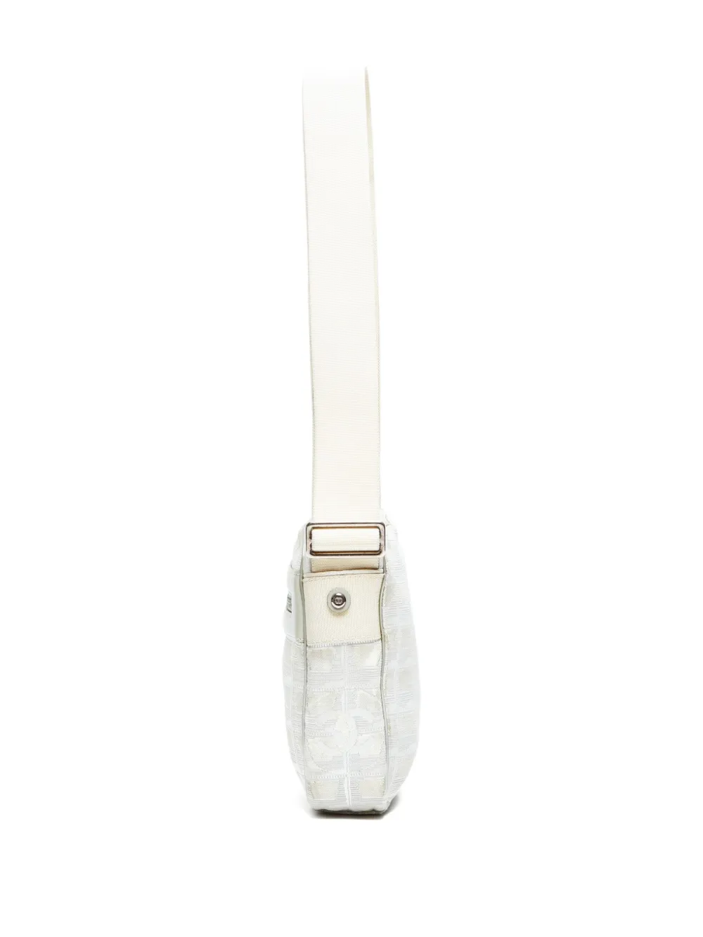 Pre-owned Chanel 2005-2006 New Travel Line Shoulder Bag In Neutral