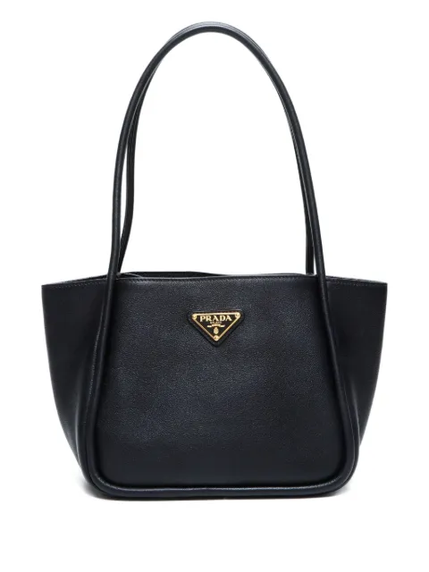 Prada Pre-Owned 2015-2025 triangle-logo tote bag