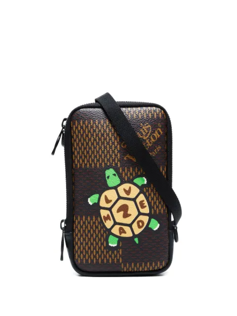 Louis Vuitton Pre-Owned x Nigo 2021-2025 Damier Giant Double Phone Pouch