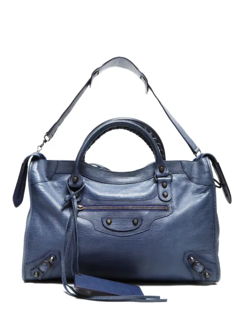 Balenciaga Pre-Owned 2000-2020s Le City braided-handle shoulder bag