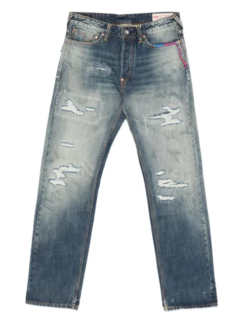 EVISU distressed jeans