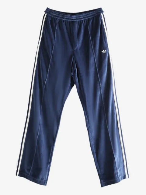 adidas velvet-texture track pants
