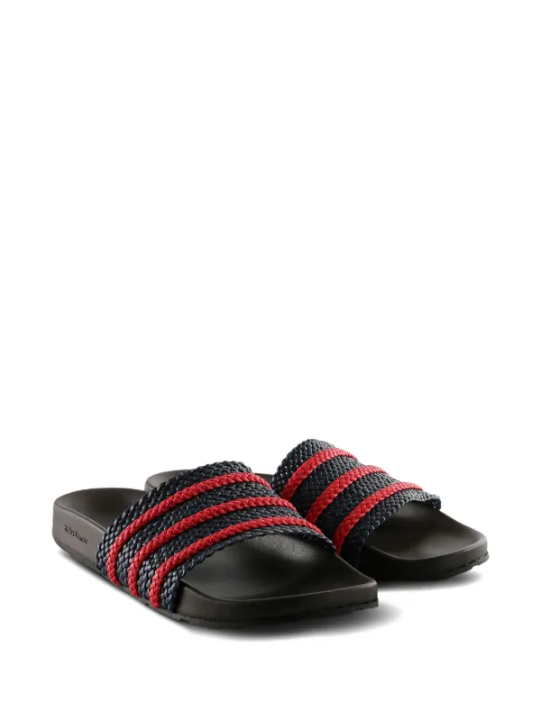 Adidas x Wales Bonner Adilette サンダル | ブルー | FARFETCH JP