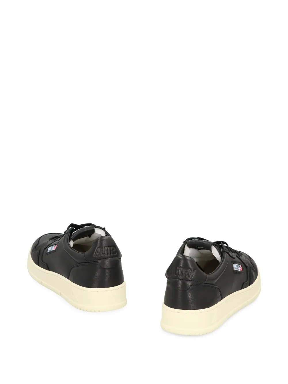 Autry Medalist leren sneakers Zwart