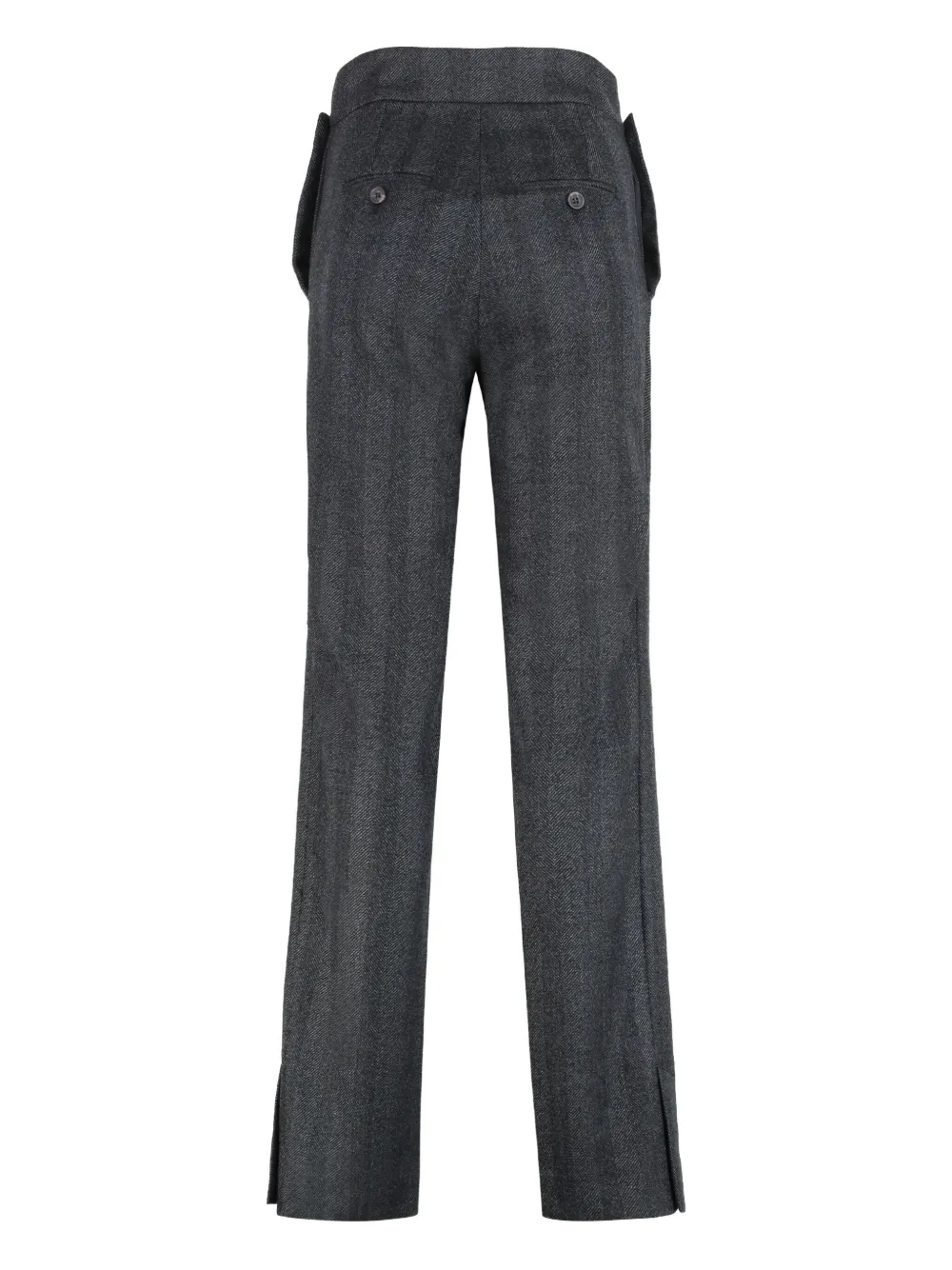 Batakovic Belgrade Striped-pattern Trousers In Gray