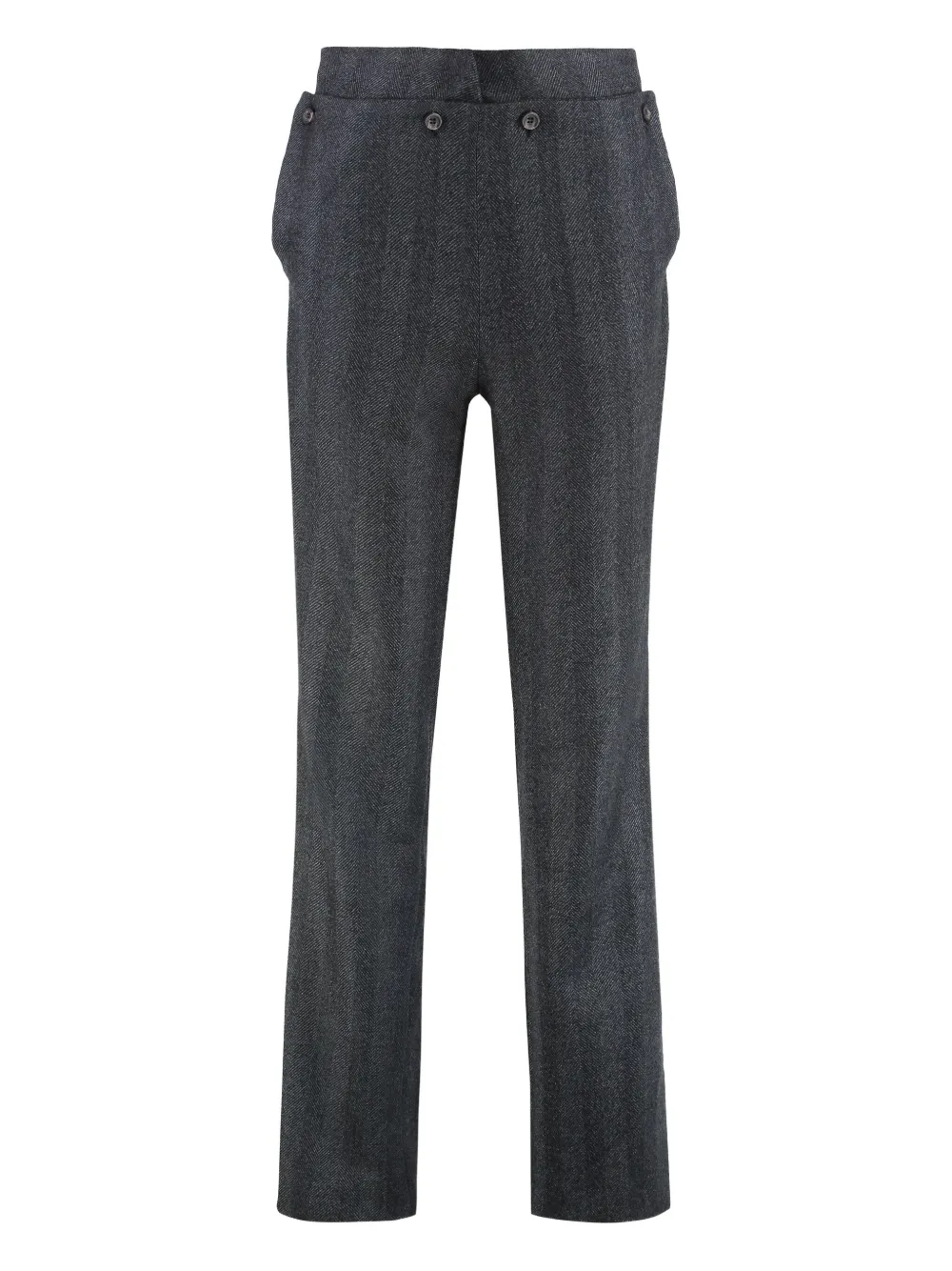 Batakovic Belgrade Striped-pattern Trousers In Gray