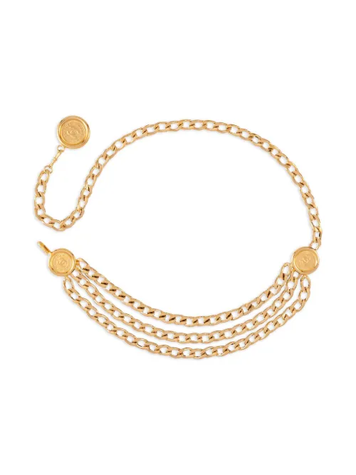 Ceinture en chaîne (années 1980) - CHANEL Pre-Owned - Modalova