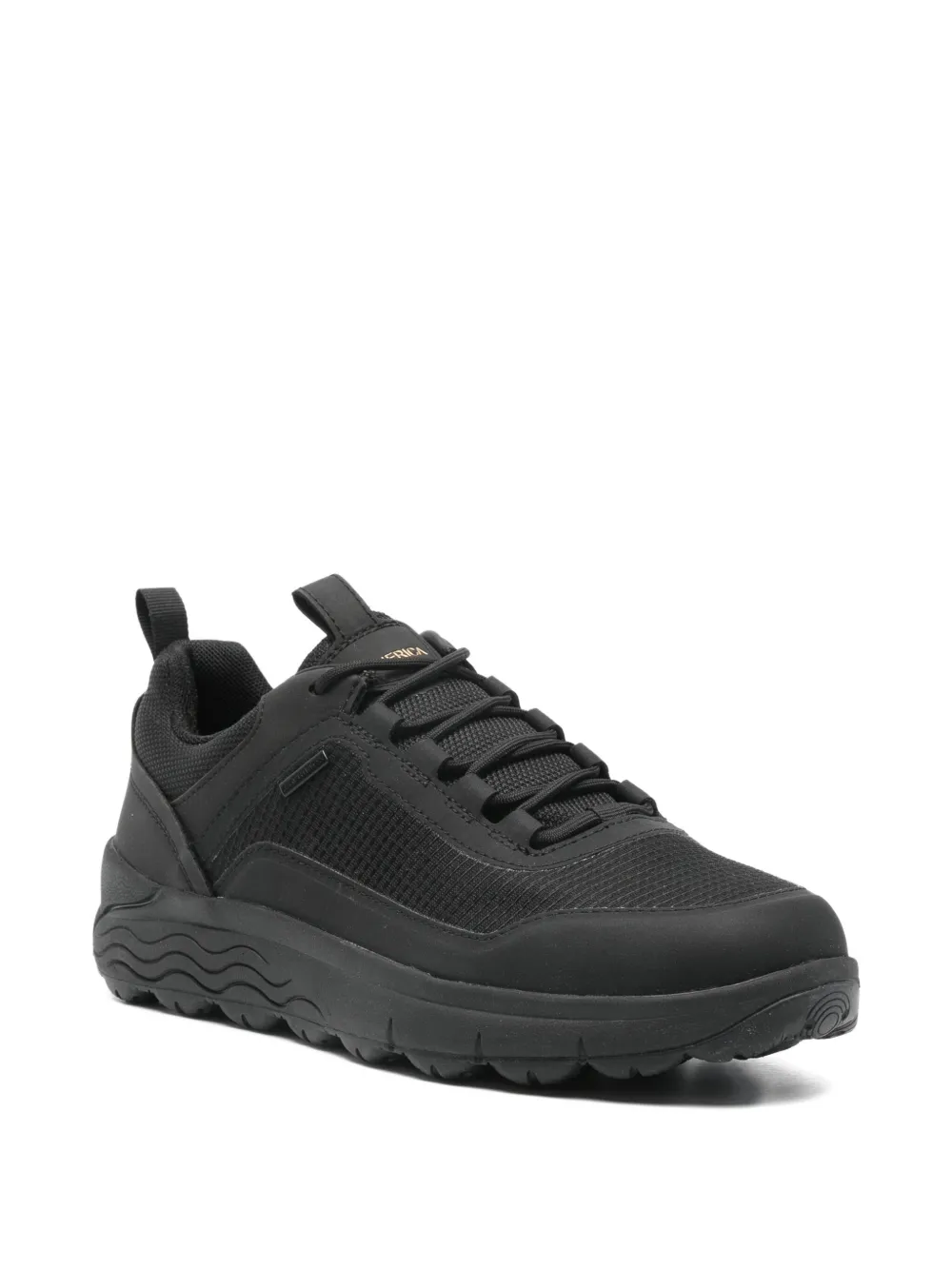 Geox Spherica sneakers met vlakken Zwart