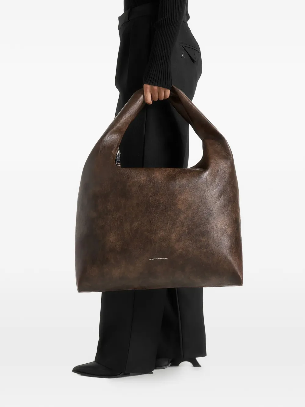 Aubin Worn-Effect Tote Bag