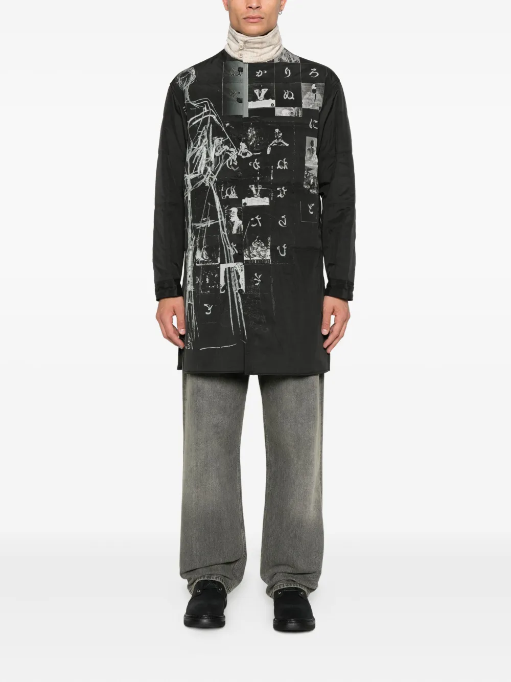 Yohji Yamamoto printed coat | Raincoats | Image 2
