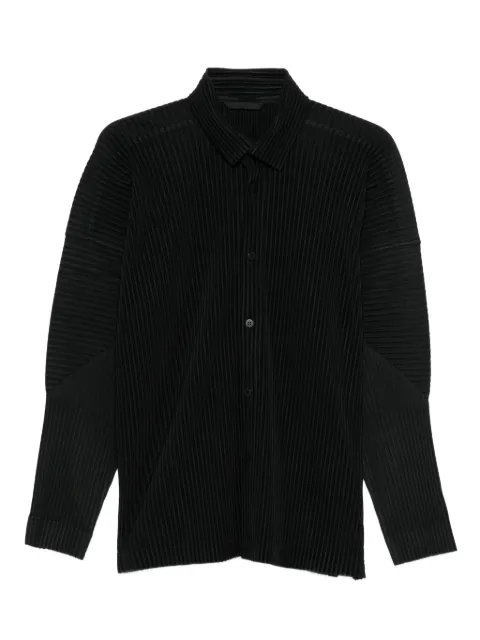 Homme Plissé Issey Miyake plissé buttoned shirt