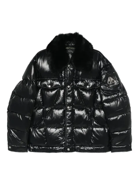 Moose Knuckles faux-fur collar padded jacket