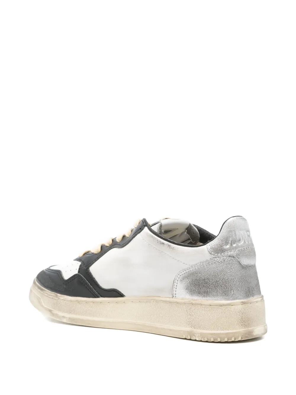 Autry Super Vintage low-top sneakers met vlakken Wit