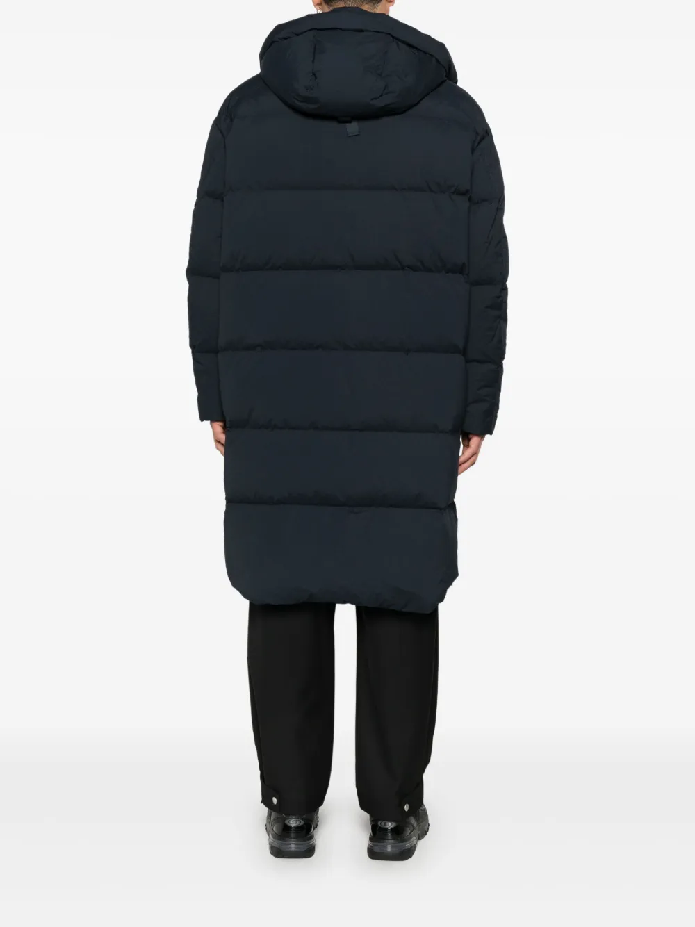 Moose Knuckles Gewatteerd jack met capuchon Blauw