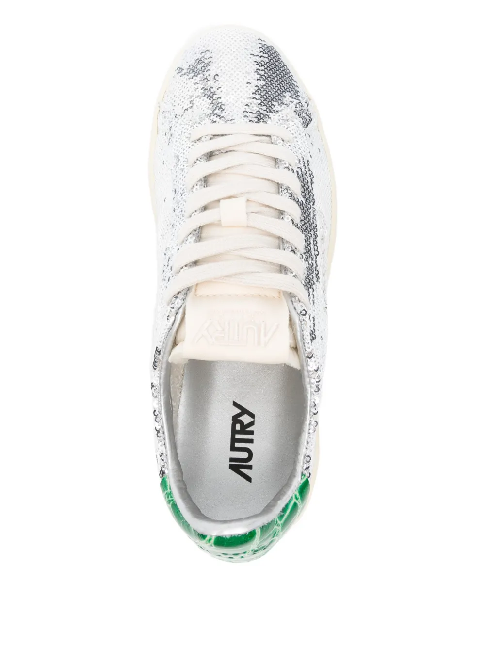 Autry Dallas Sneakers In Silver