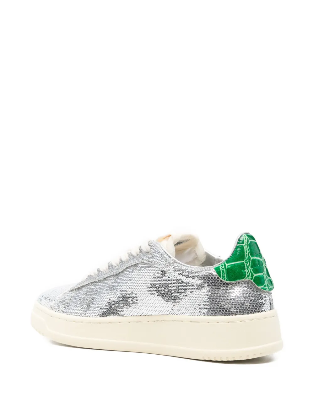 Autry Dallas Sneakers In Silver