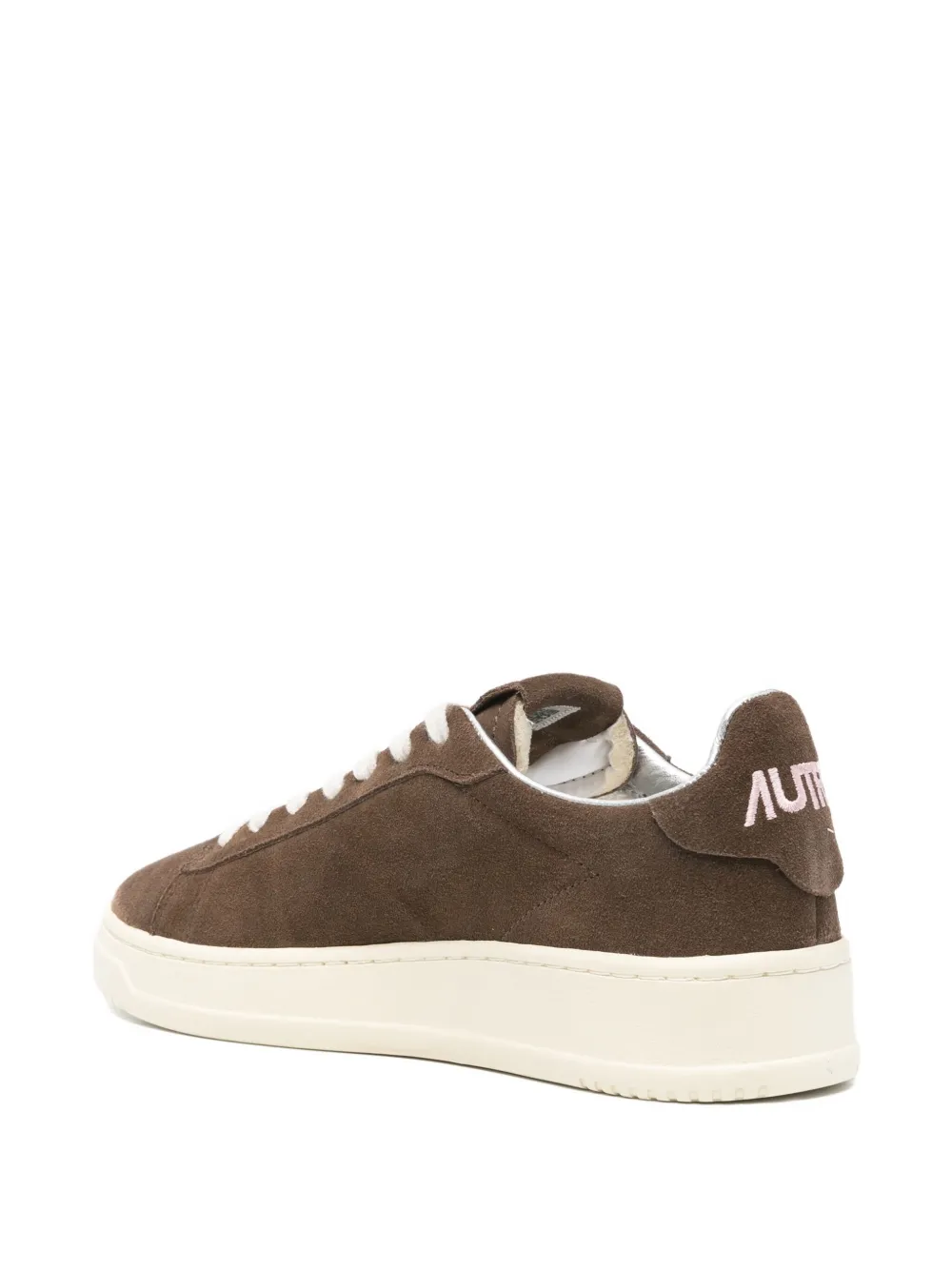 Autry Sneakers met bloemen-applicatie Bruin