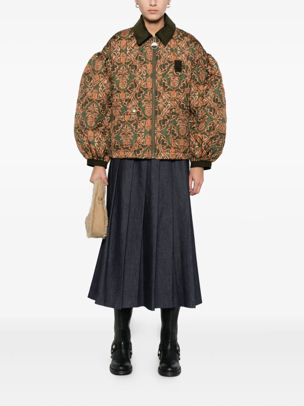 Barbour chamarra capitonada Rio Luisa en colaboración con Farm | Chamarras capitonadas | Image 2