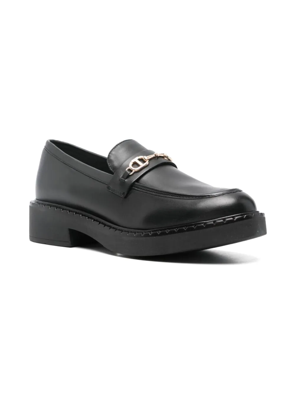 TWINSET Kids Loafers met kettingdetail Zwart