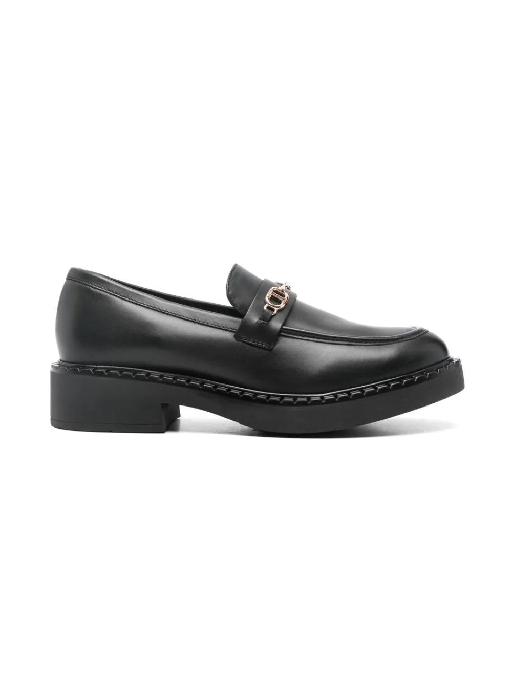 TWINSET Kids Loafers met kettingdetail Zwart