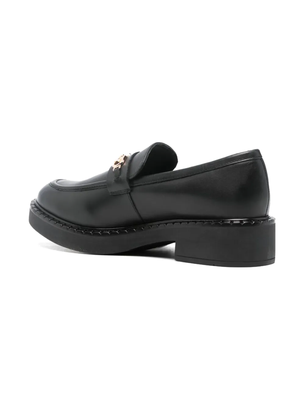 TWINSET Kids Loafers met kettingdetail Zwart