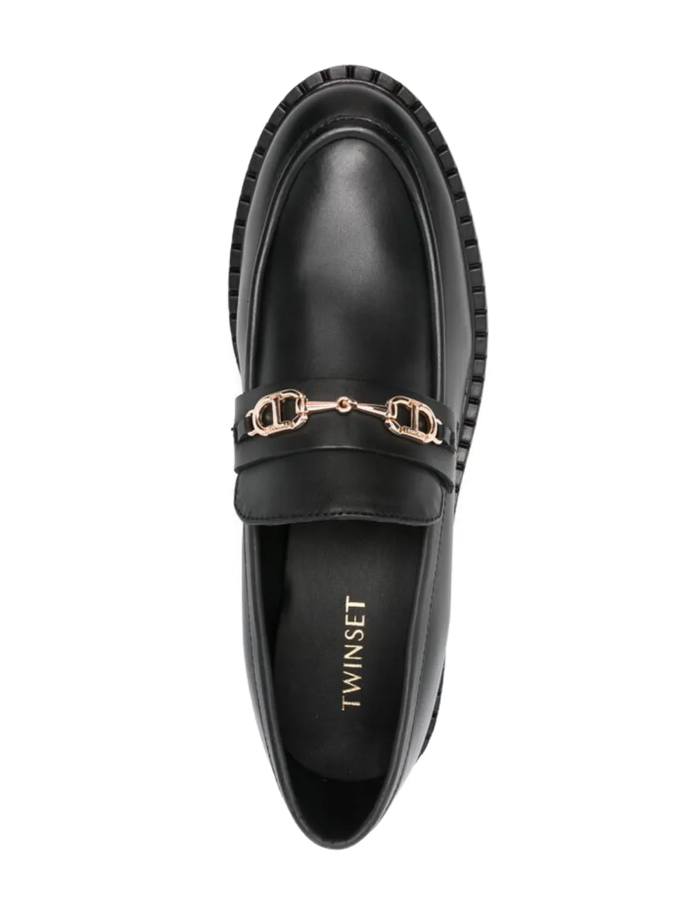 TWINSET Kids Loafers met kettingdetail Zwart