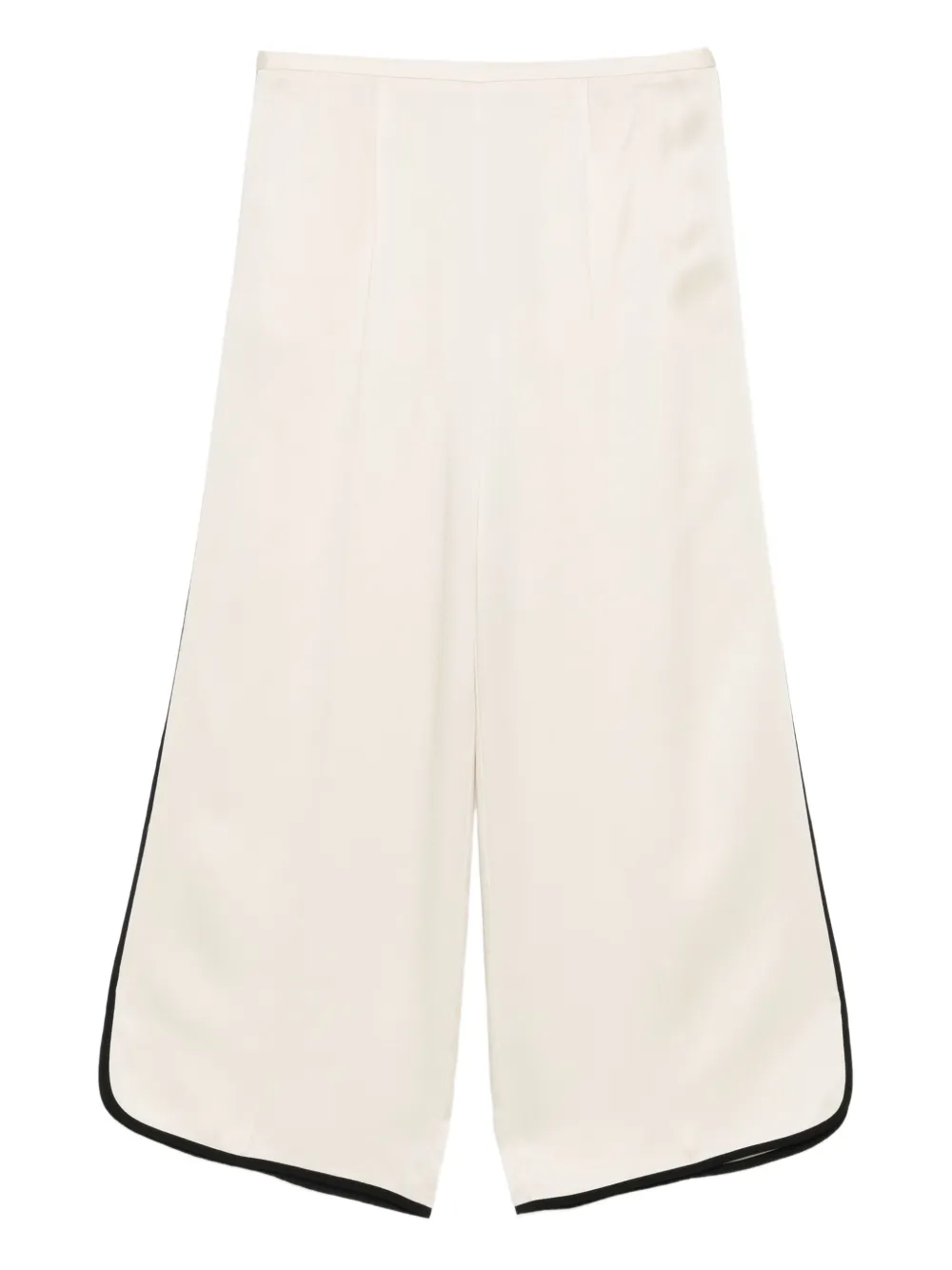 Forte Forte Pantaloni con bordo a contrasto - Toni neutri