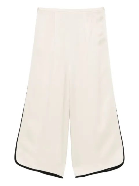 Forte Forte contrast-trim trousers