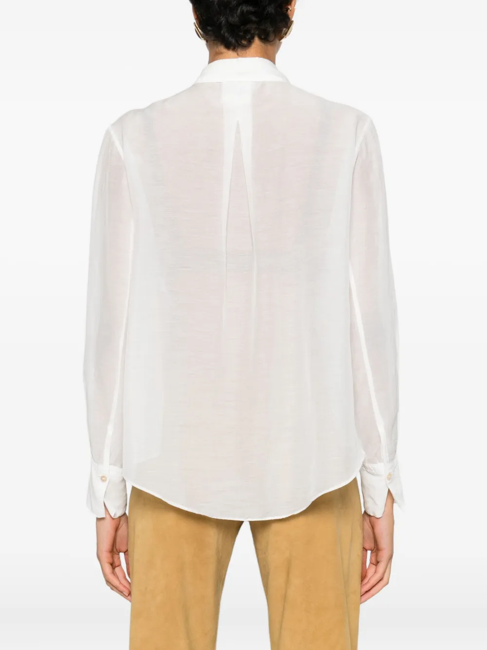 Forte Blouse met borduurwerk Wit