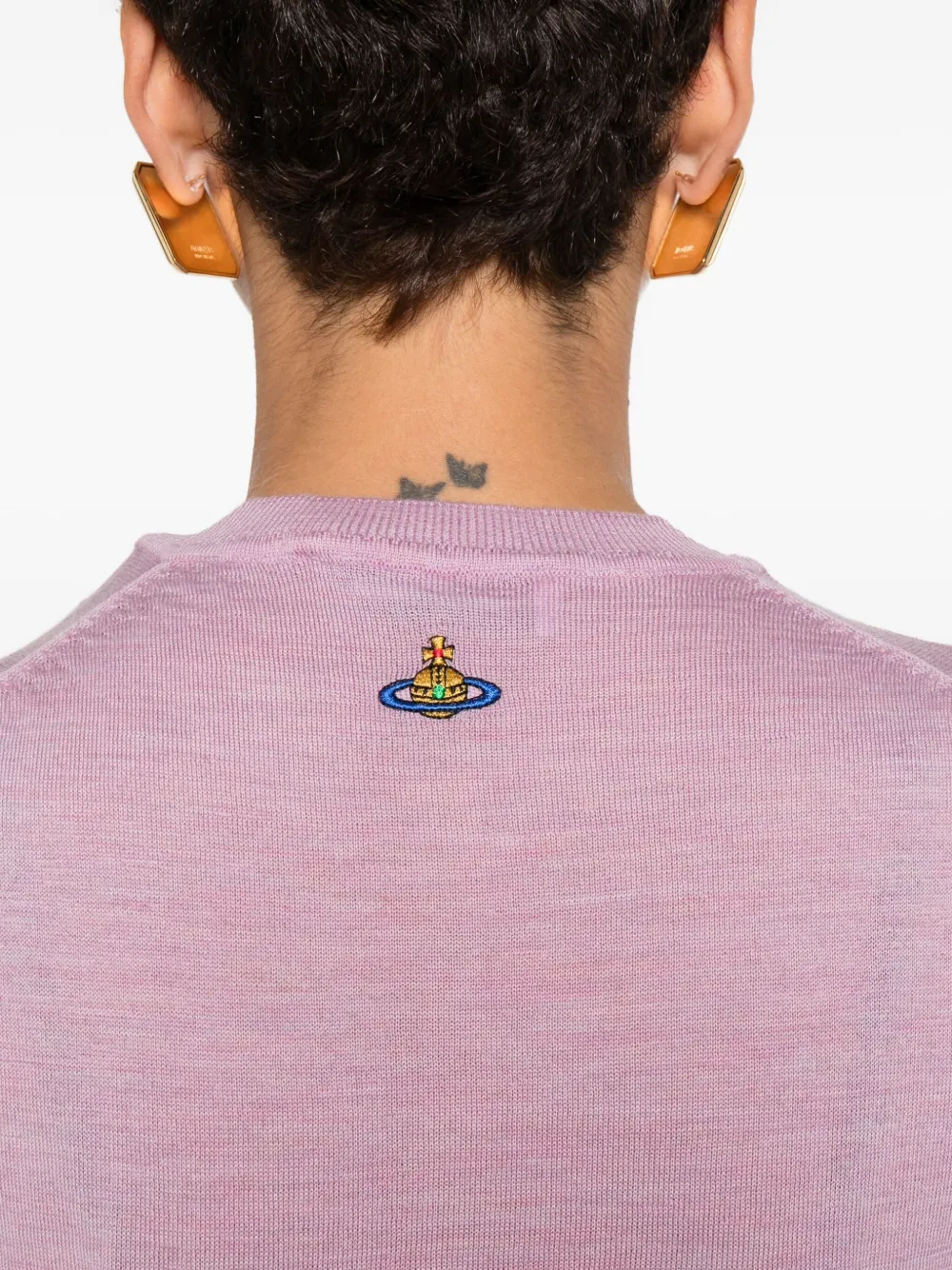 Vivienne Westwood Crew Neck Sweater In Pink