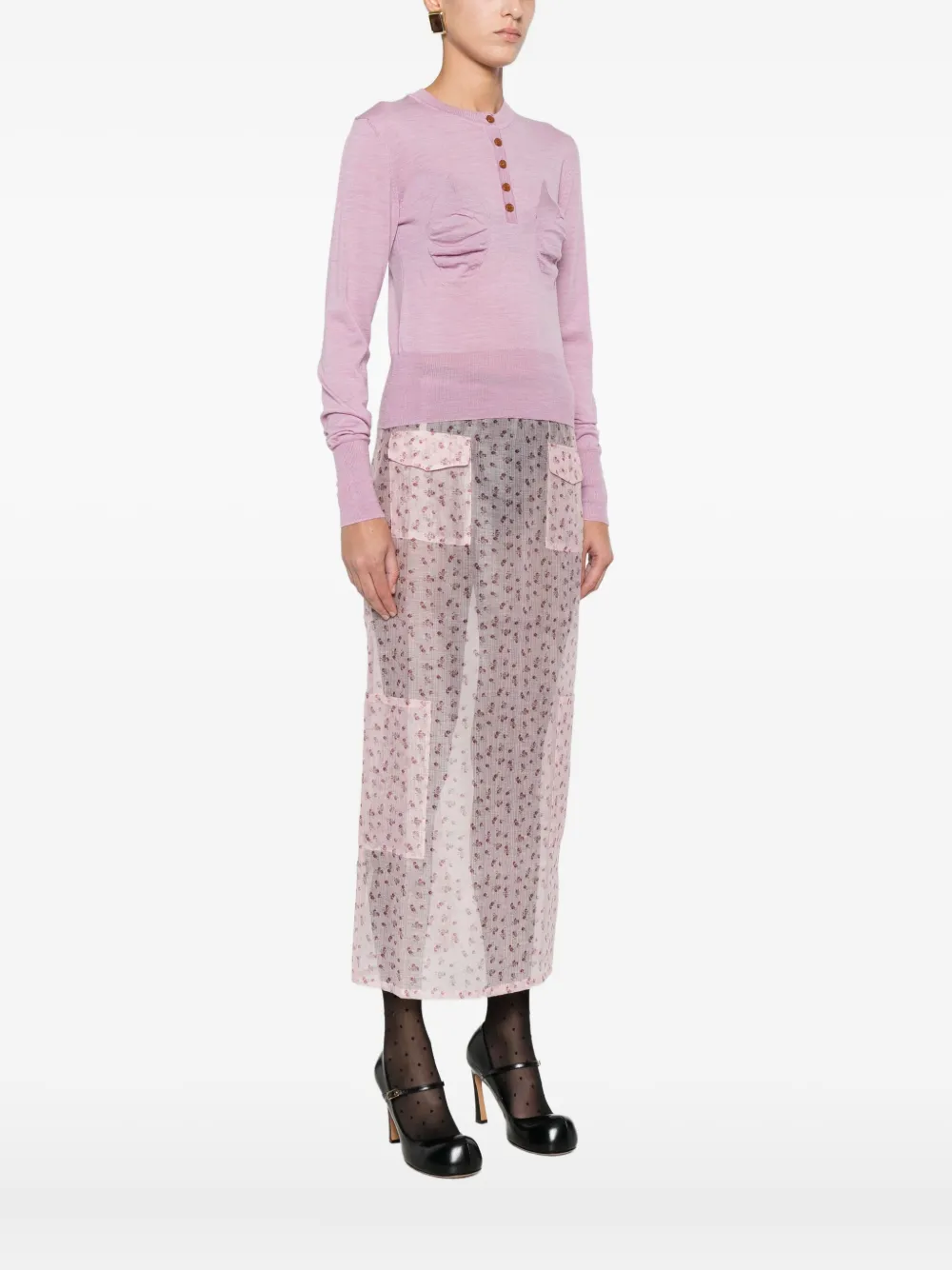 Vivienne Westwood Crew Neck Sweater In Pink
