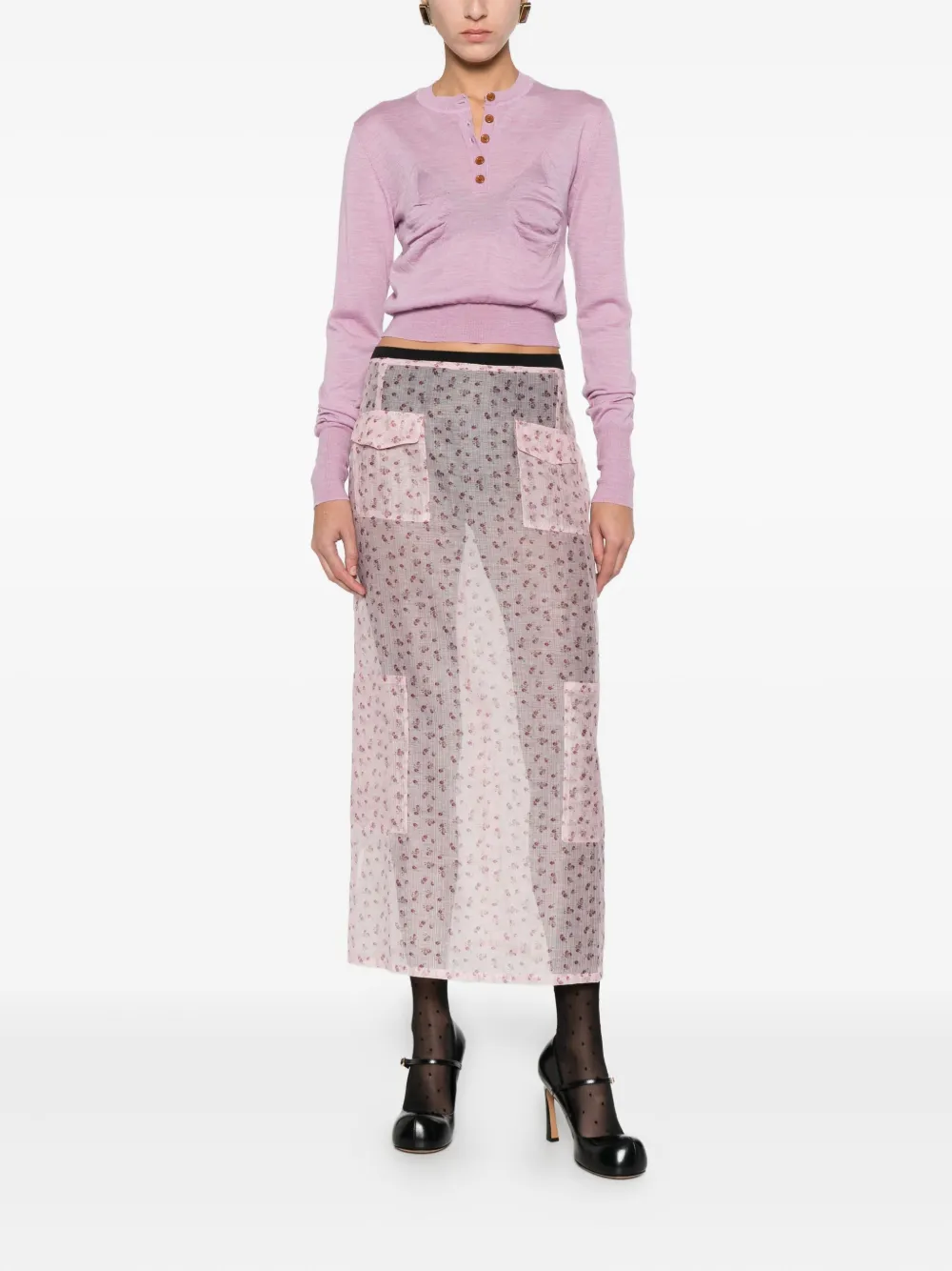 Vivienne Westwood Crew Neck Sweater In Pink
