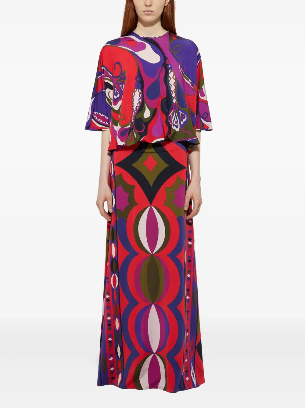 PUCCI Collane-print maxi skirt | A-Line Skirts | Image 2