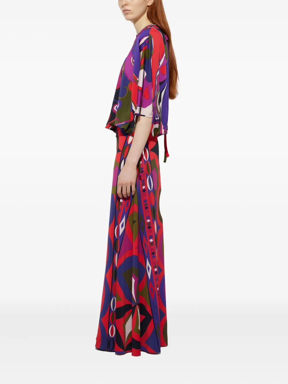 PUCCI Collane maxi-rok met print Rood