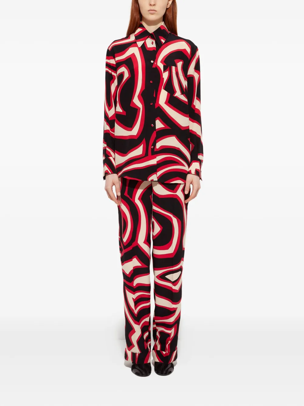 PUCCI camisa de seda con estampado e laberinto | Camisas | Image 2