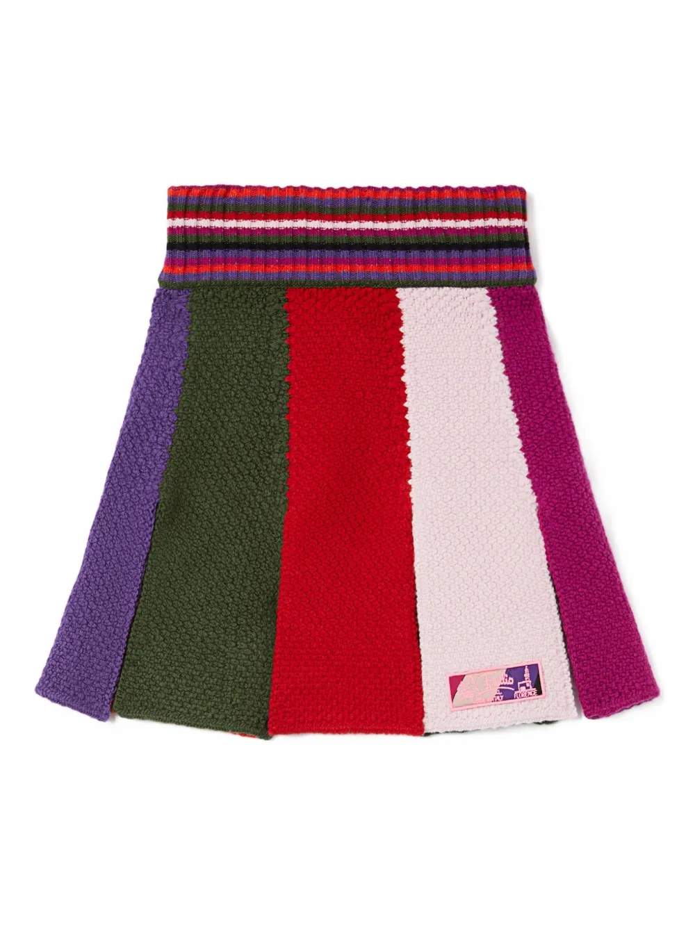 PUCCI colour-block mini skirt | Red | Image 1