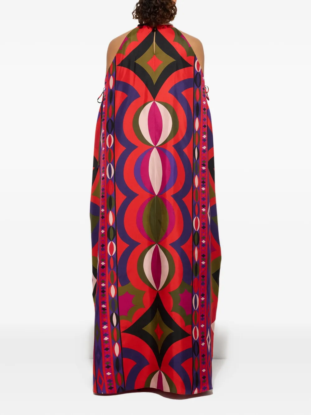 Pucci Collane-print Maxi Dress In Multi
