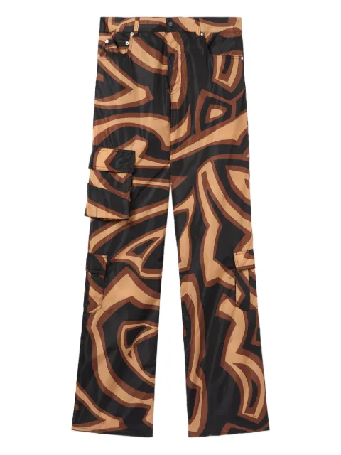 PUCCI pantalones con labirinto estampado