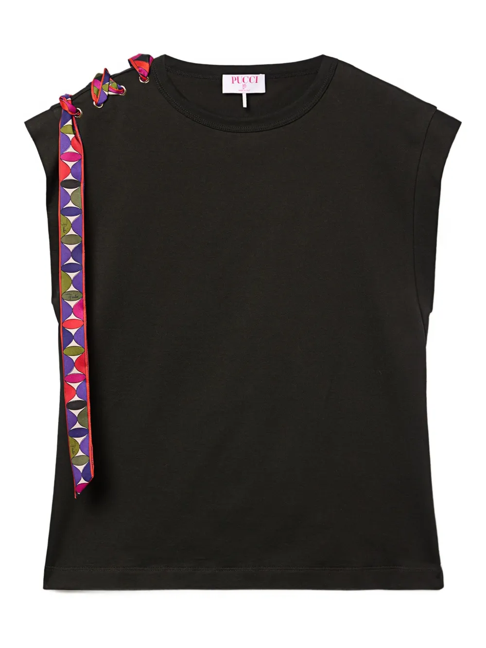 PUCCI top con detalle estampado | negro | Image 1
