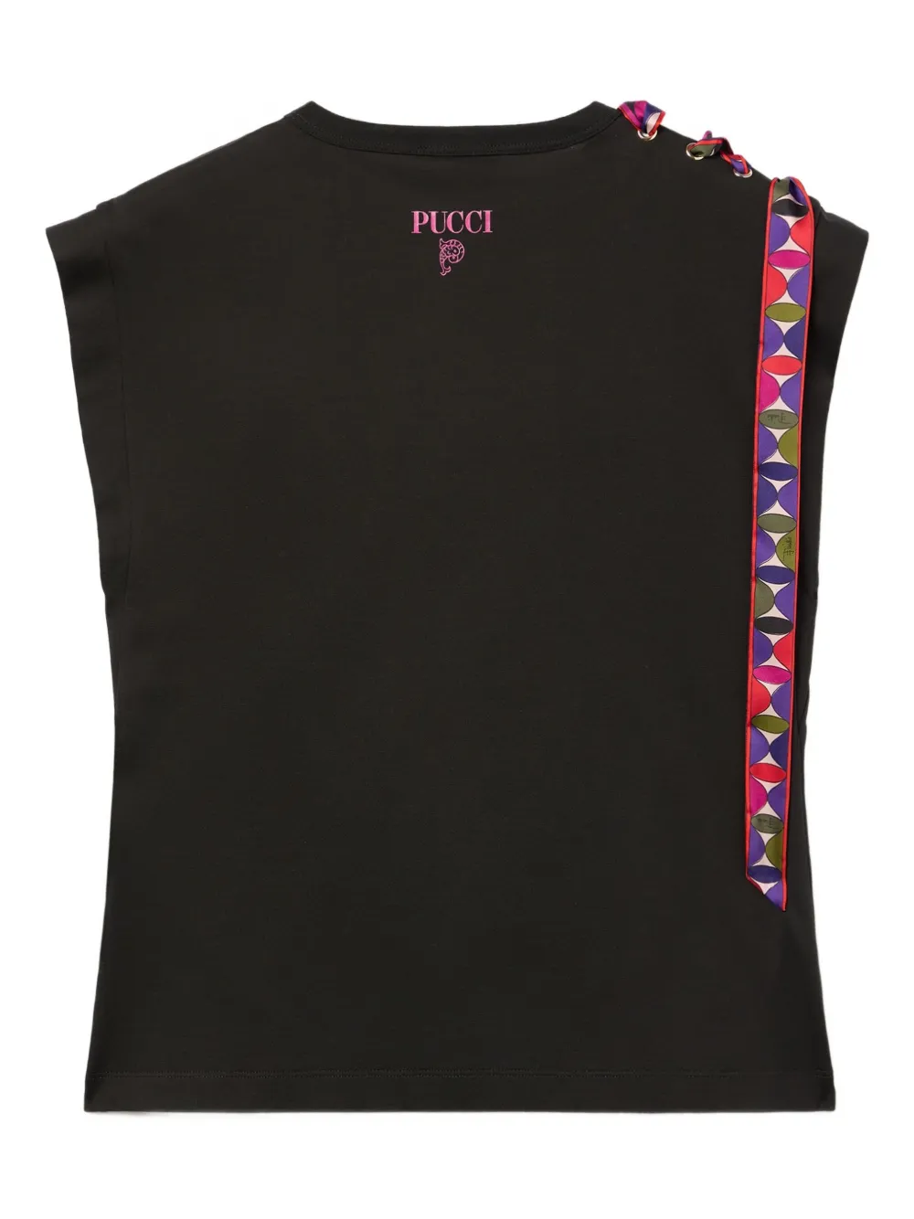 Pucci Print-detailed Top In Black