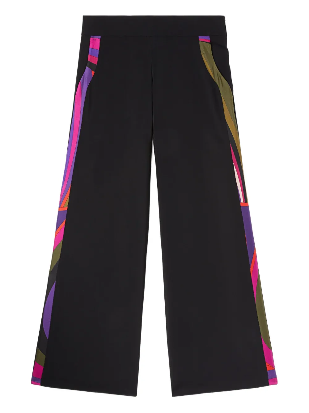 Pucci Iride Print-detailed Trousers In Multi