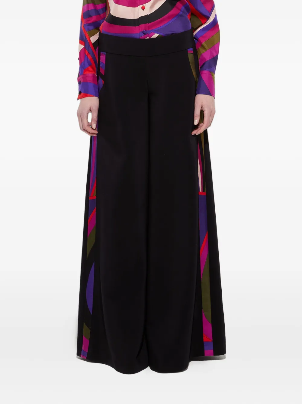 Pucci Iride Print-detailed Trousers In Multi