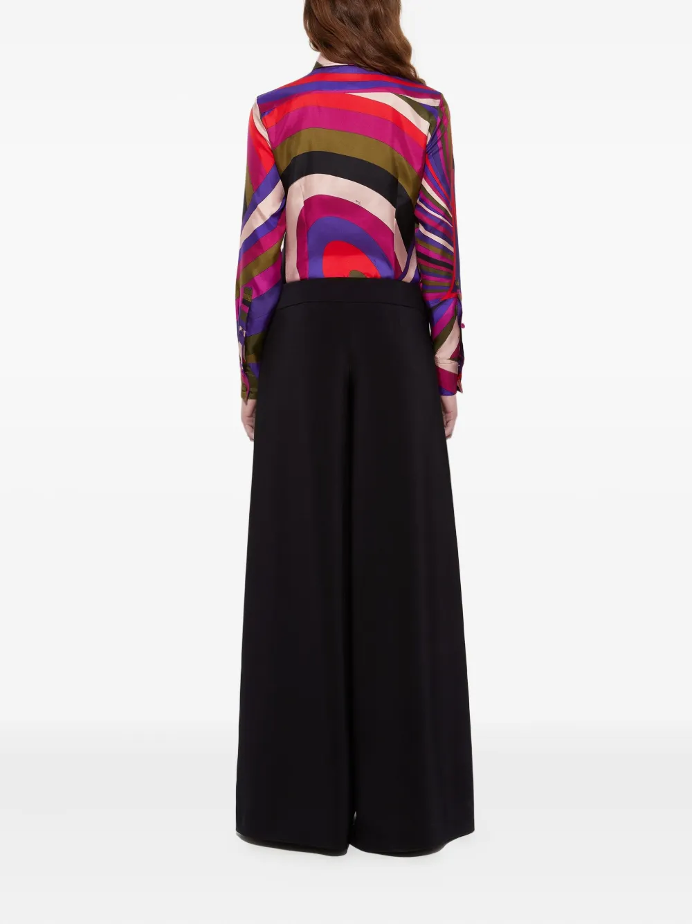 Pucci Iride Print-detailed Trousers In Multi