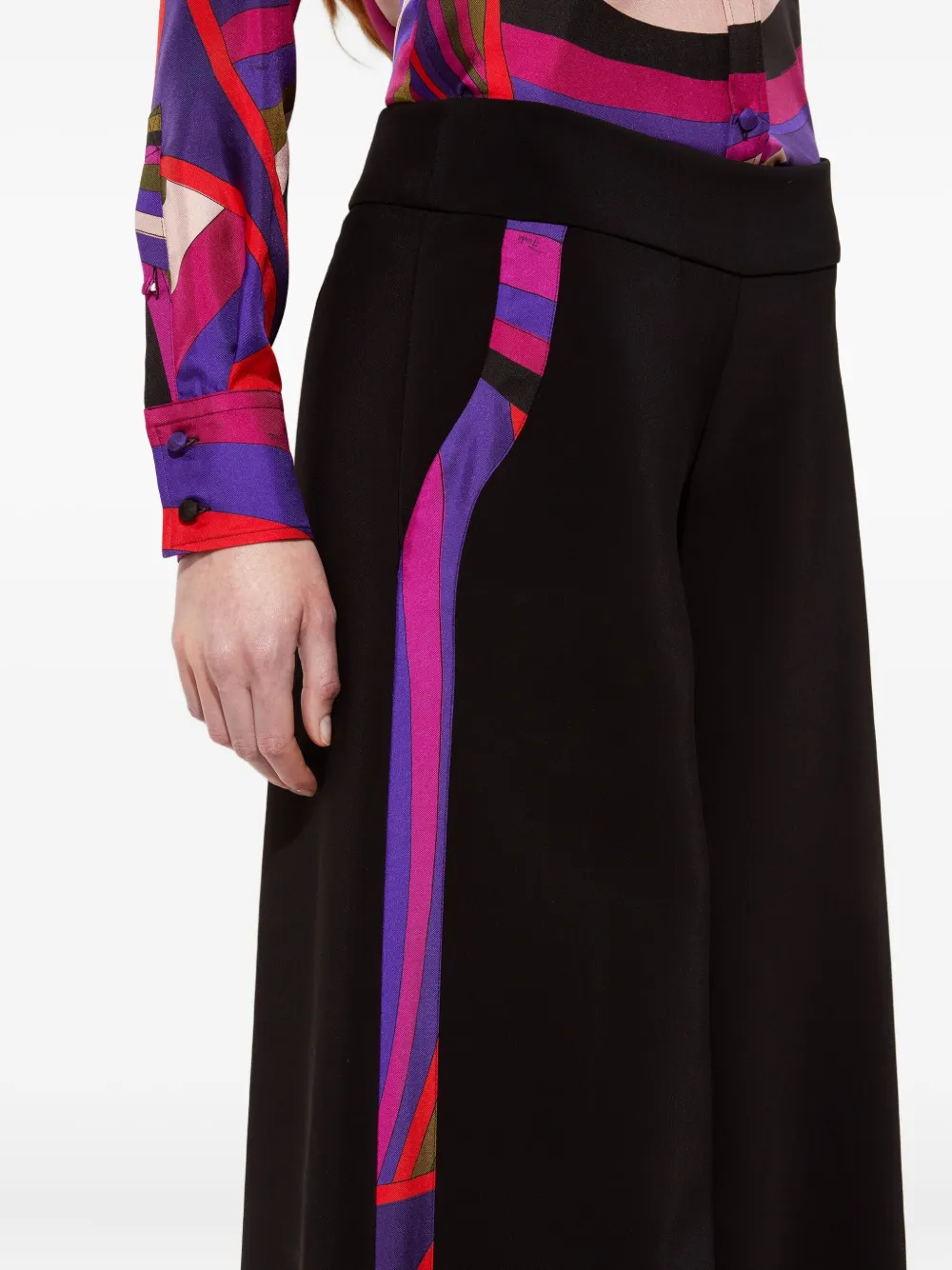Pucci Iride Print-detailed Trousers In Multi