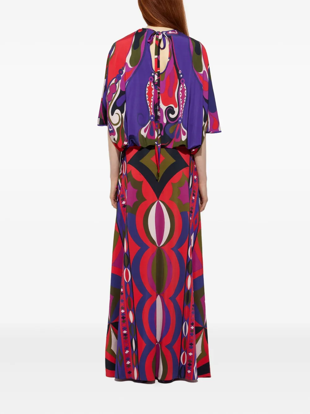 PUCCI Blouse met Orchidee-print Rood