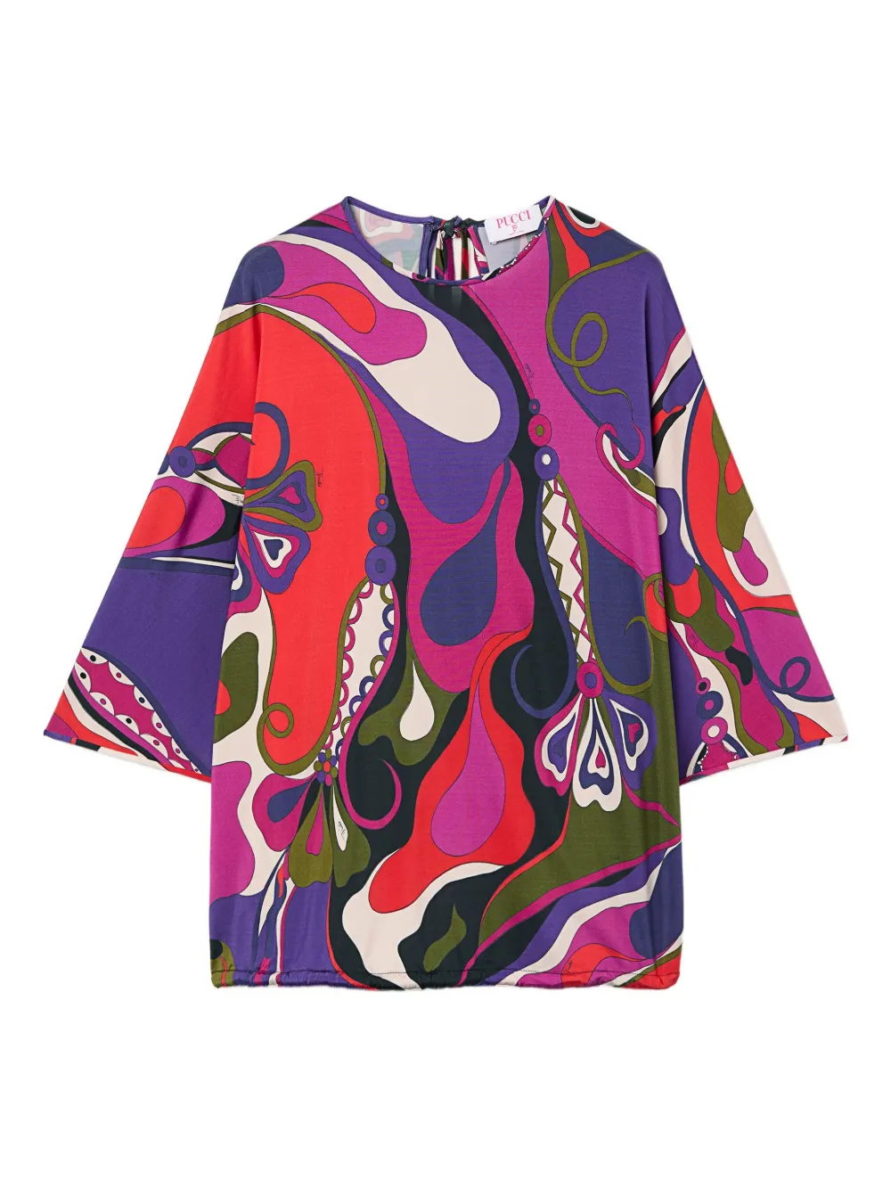 PUCCI Orchidee-print blouse | Red | Image 1
